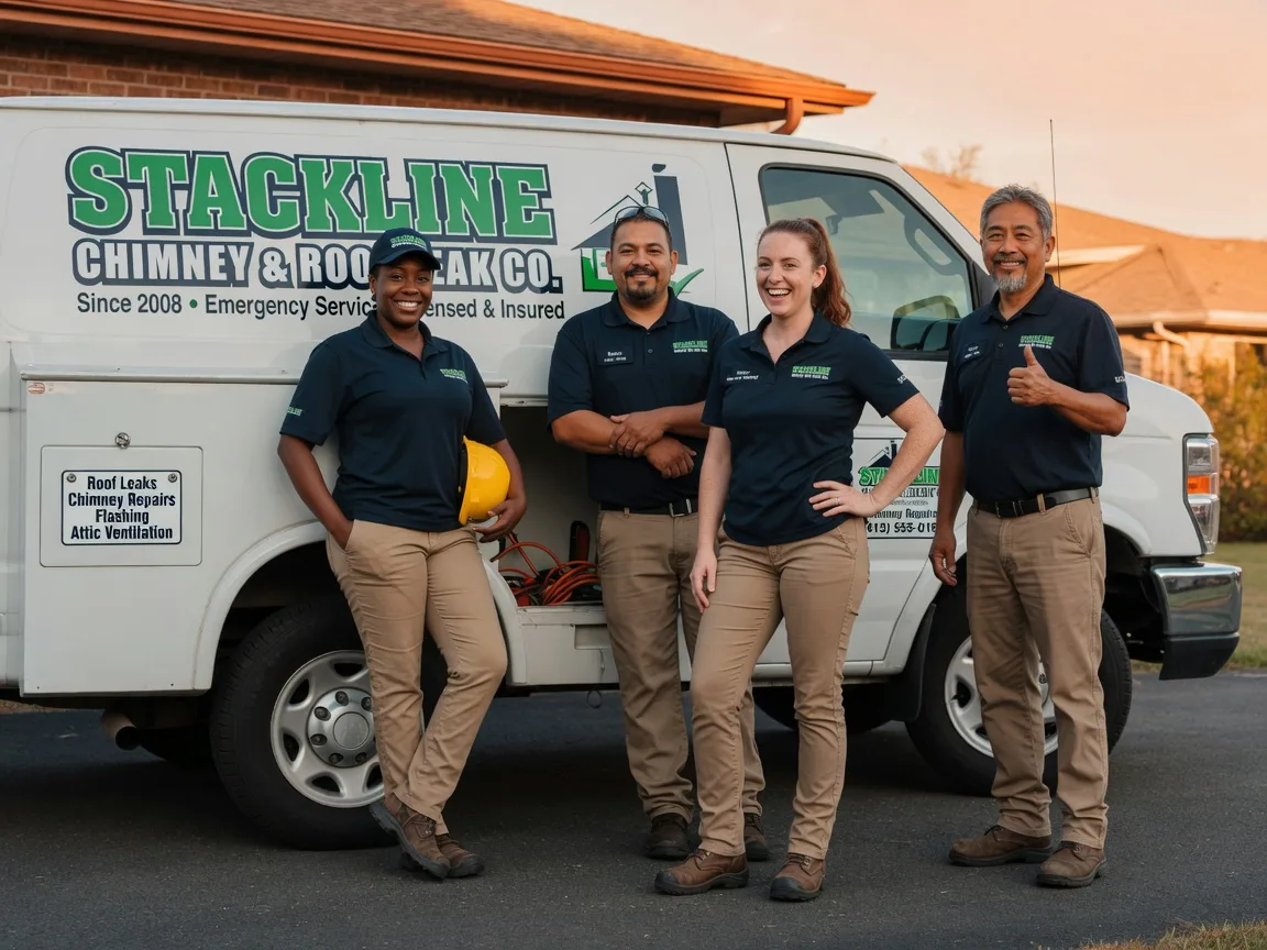 Chimney flashing repair company in Fayetteville, OH
